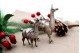 Conjunto de lamas em prata com aplicações e relevos em vulto perfeito