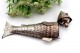  Paliteiro em prata em forma de peixe com estrutura articulada, cabeça basculant
