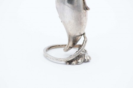 Jarrinha para flores em prata ao estilo Arte Nova