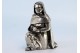 Figura de S. José ajoelhado com manto em prata.