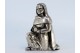 Figura de S. José ajoelhado com manto em prata.